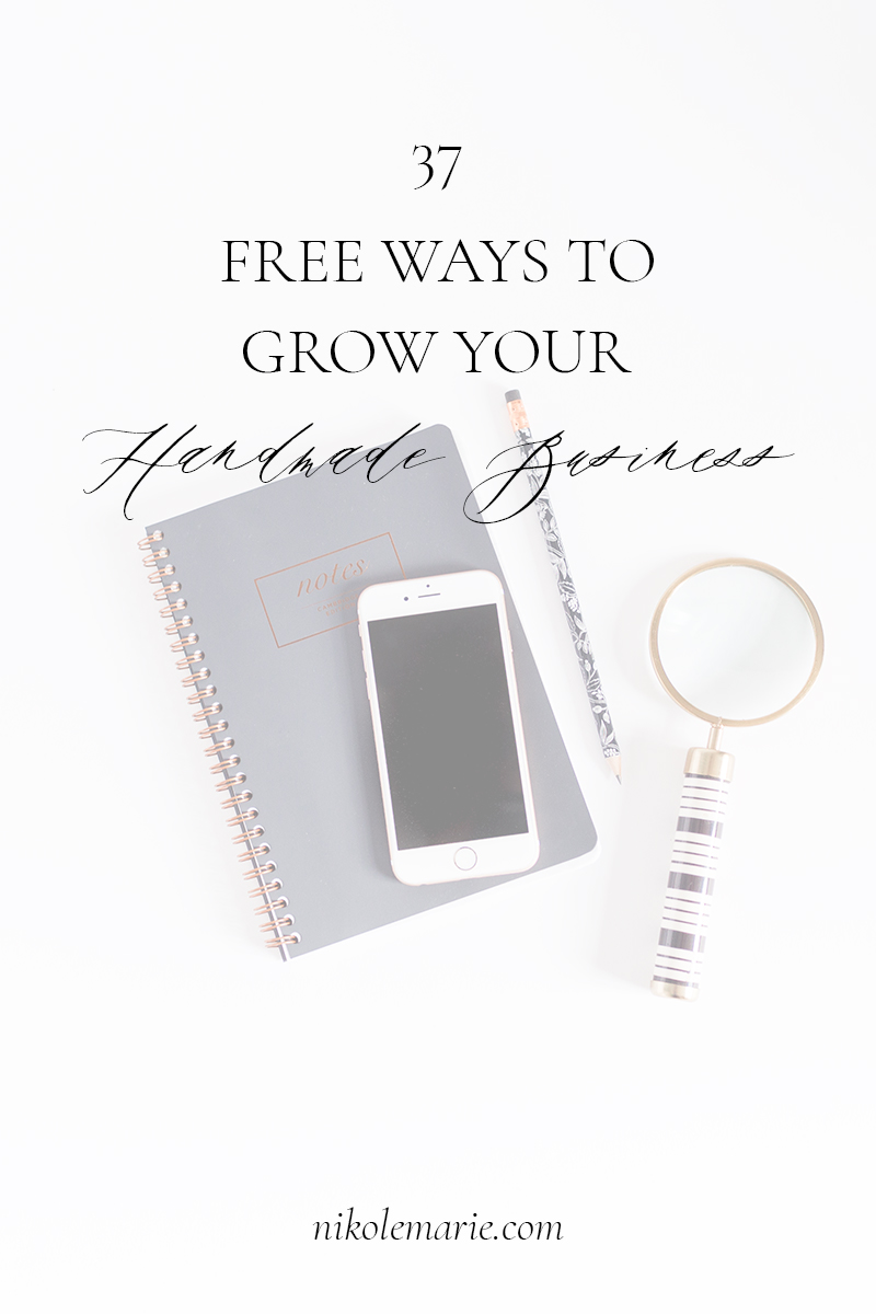 37 Free Ways to Grow Your Handmade Business