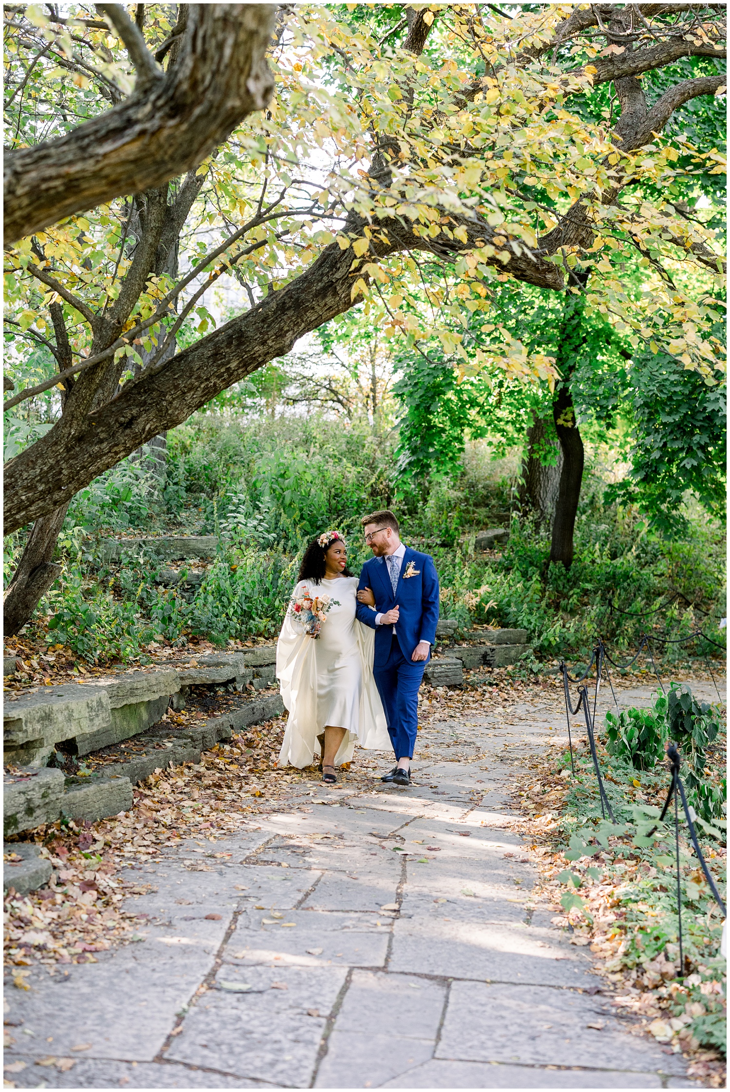 Small Wedding at Alfred Caldwell Lily Pool 