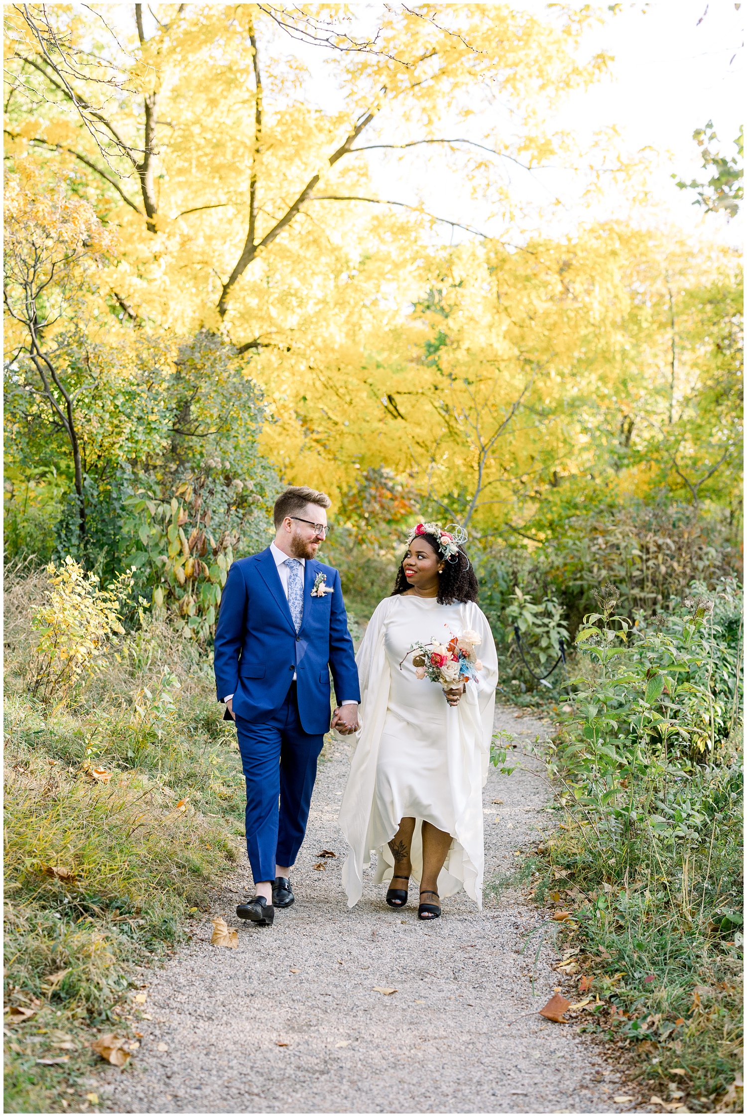 Small Wedding at Alfred Caldwell Lily Pool Wedding Photos