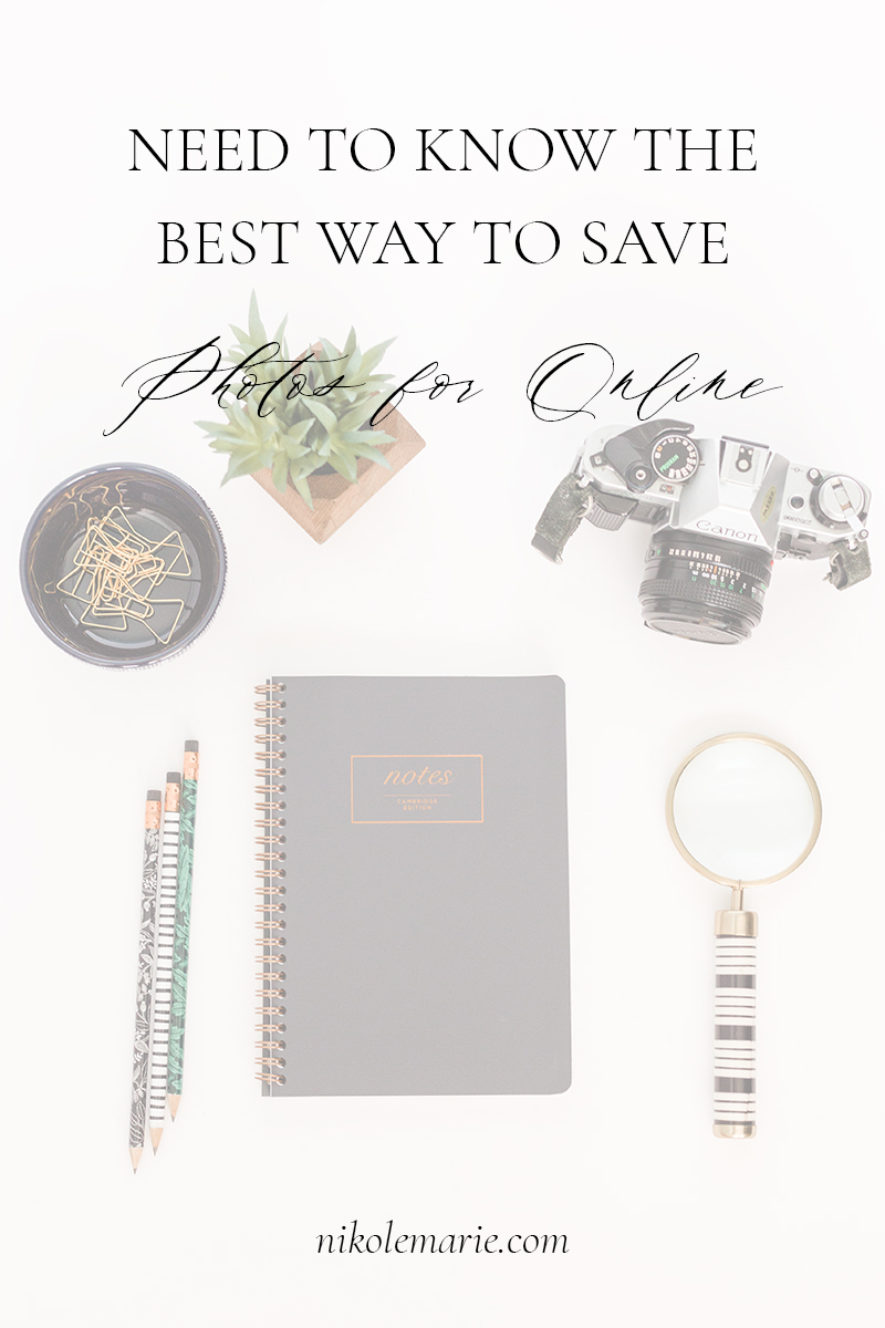 The Best Way to Save Photos for Online