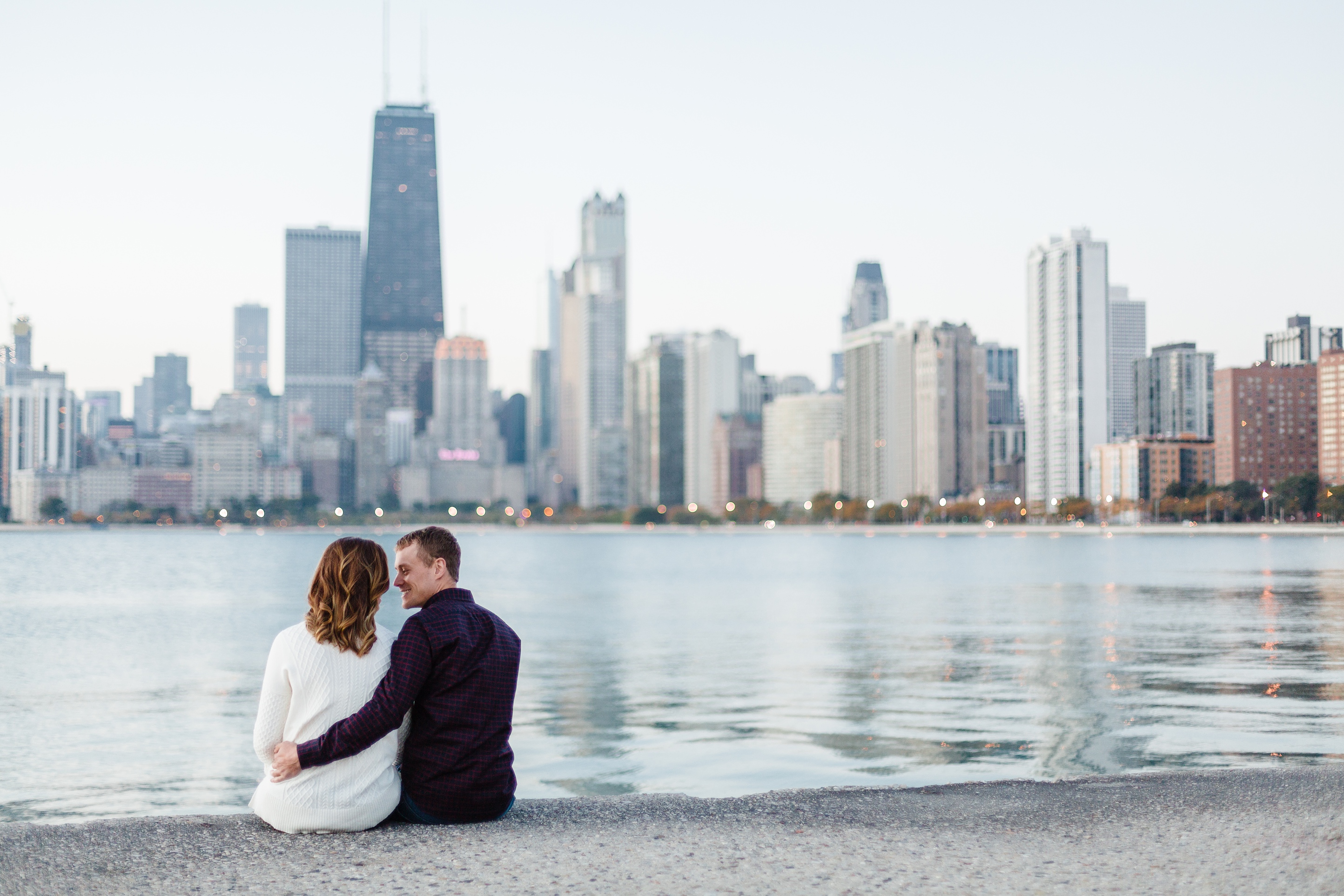 Casual North Avenue Engagement Session