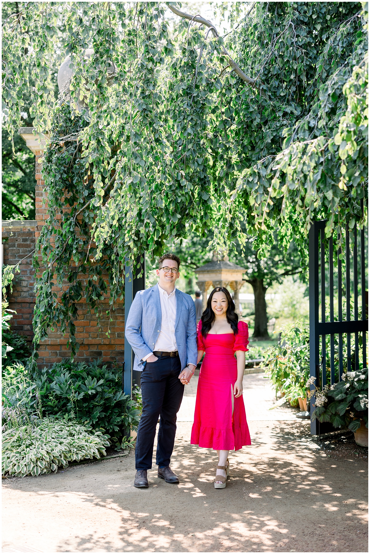 Chicago Botanic English Gardens Engagement Photos