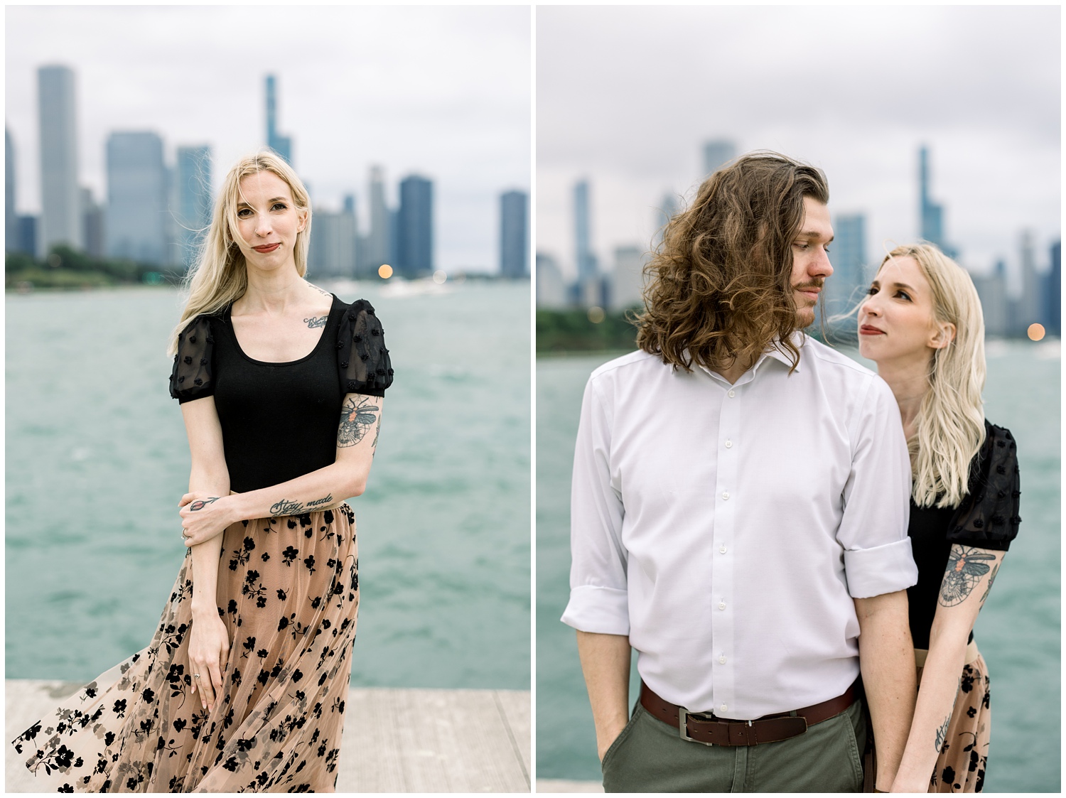Individual and couples engagement photos