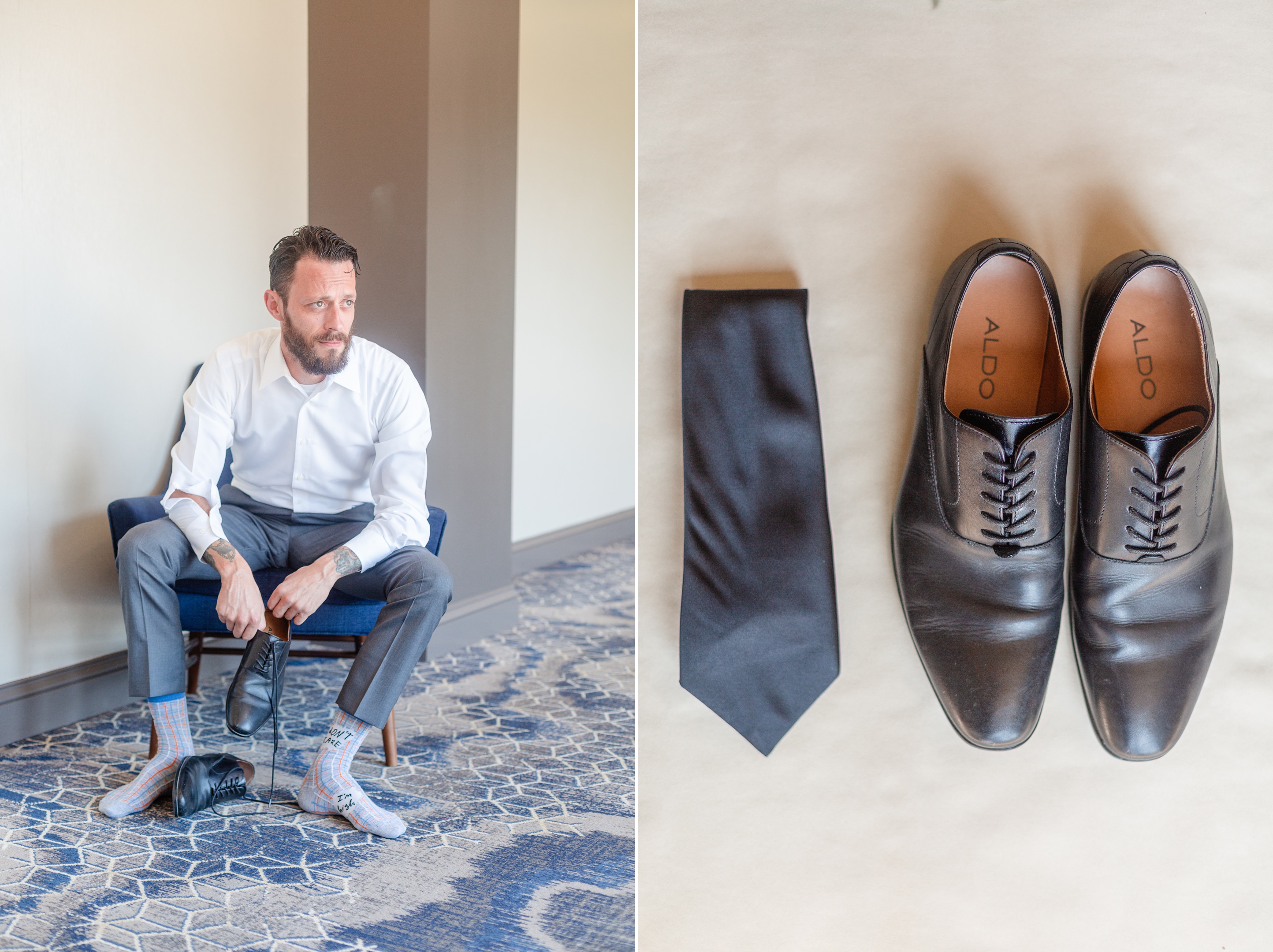 Groom Getting ready details