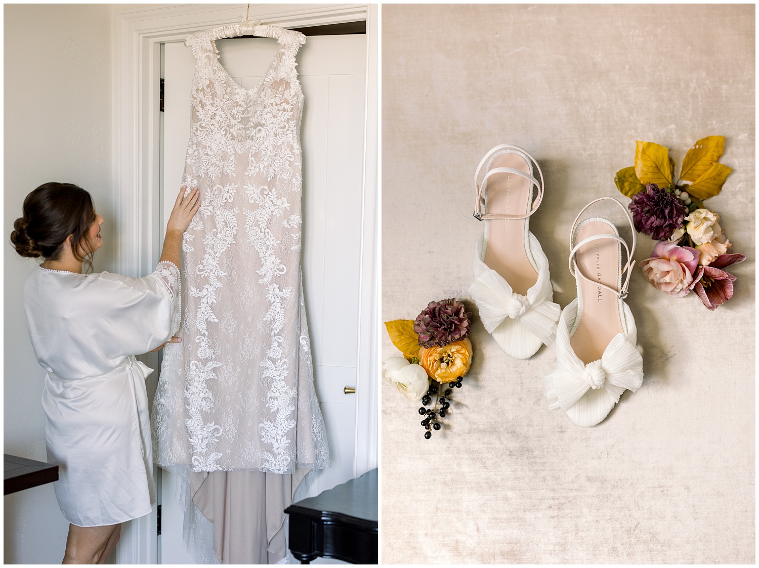 Deer Path Inn Bride getting ready