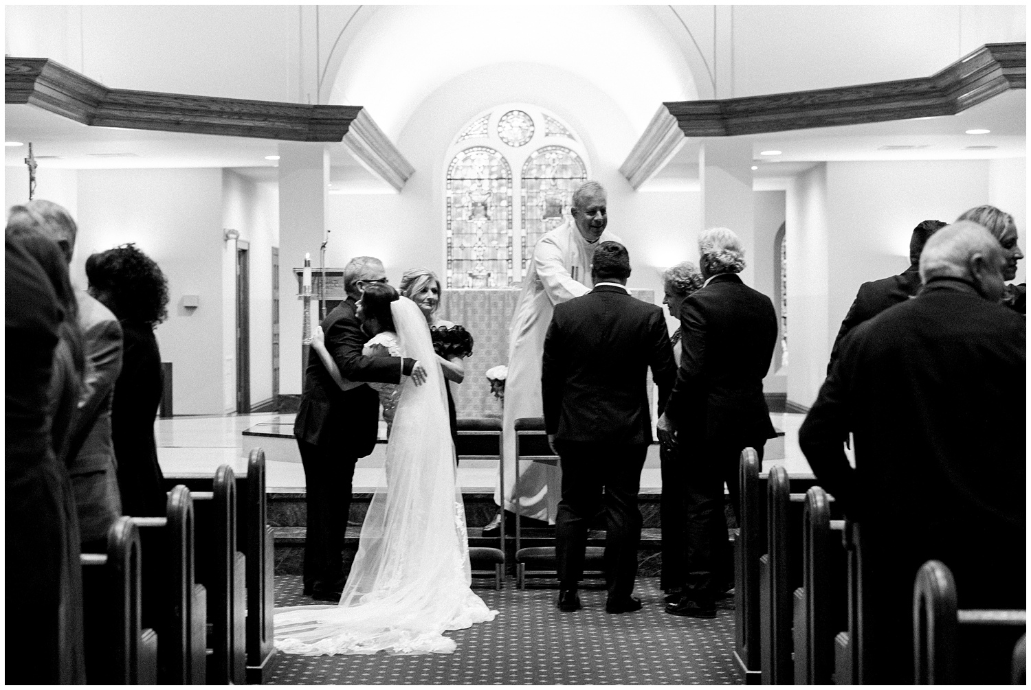 Black and white church photos