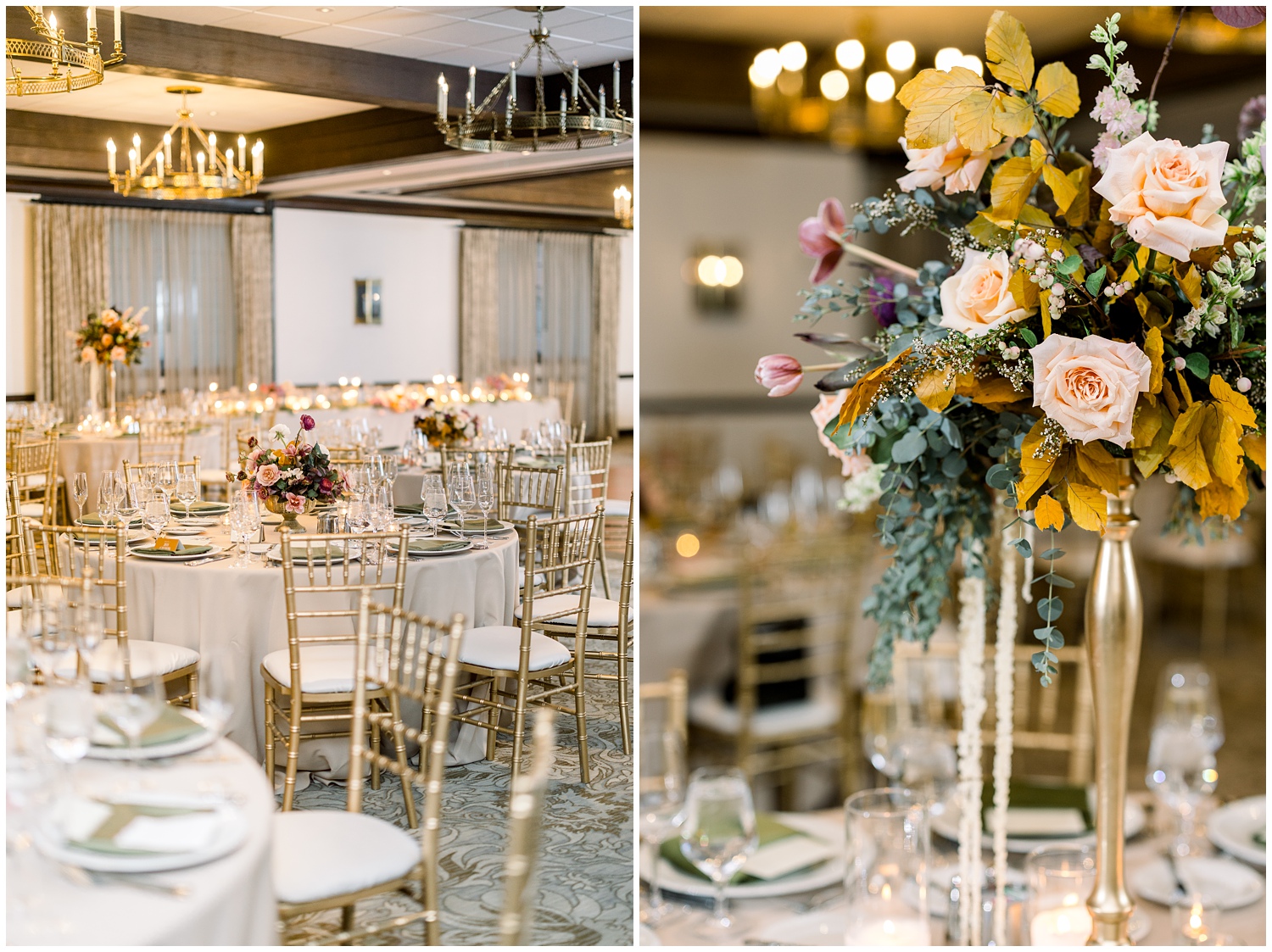 Fall Deer Path Inn Wedding Photos 