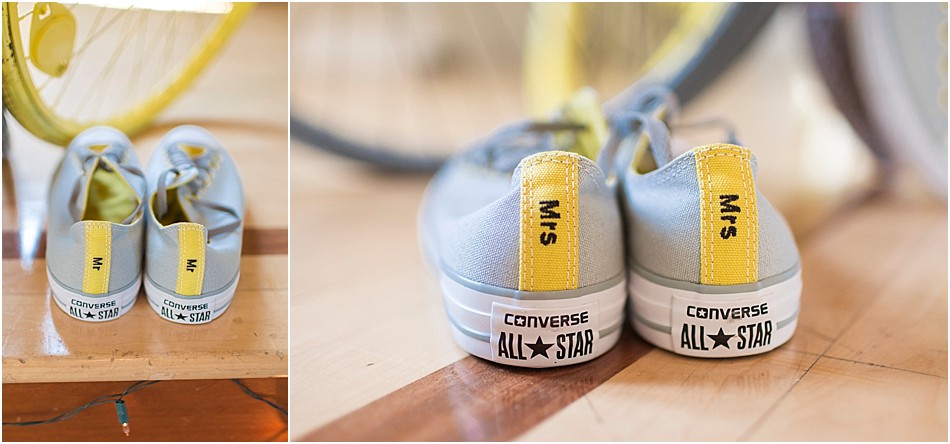 Bride and Groom Chuck Taylors