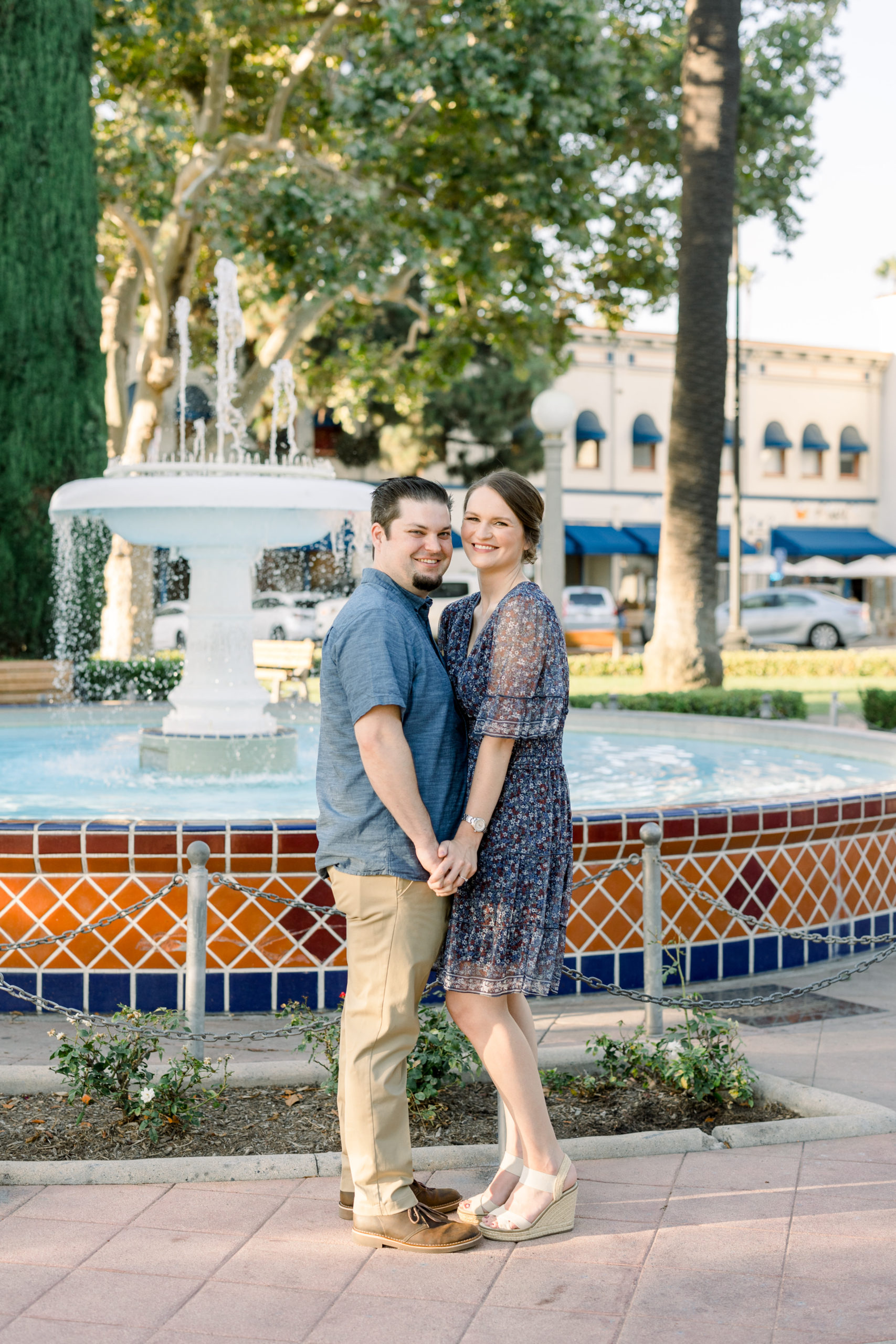 Orange Circle Engagement Photos