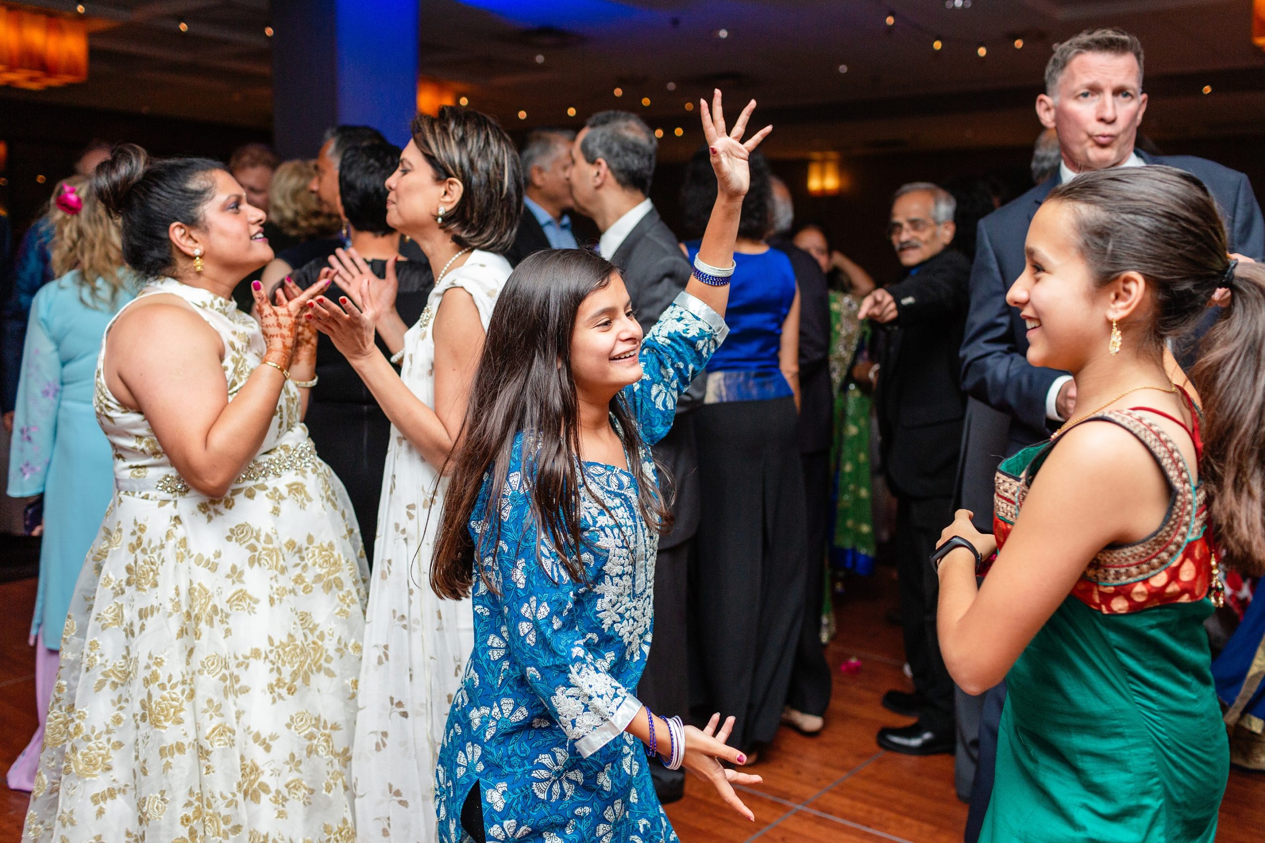 Kids dancing at the reception Literature Inspired Chicago Wedding Reception_0052.jpg