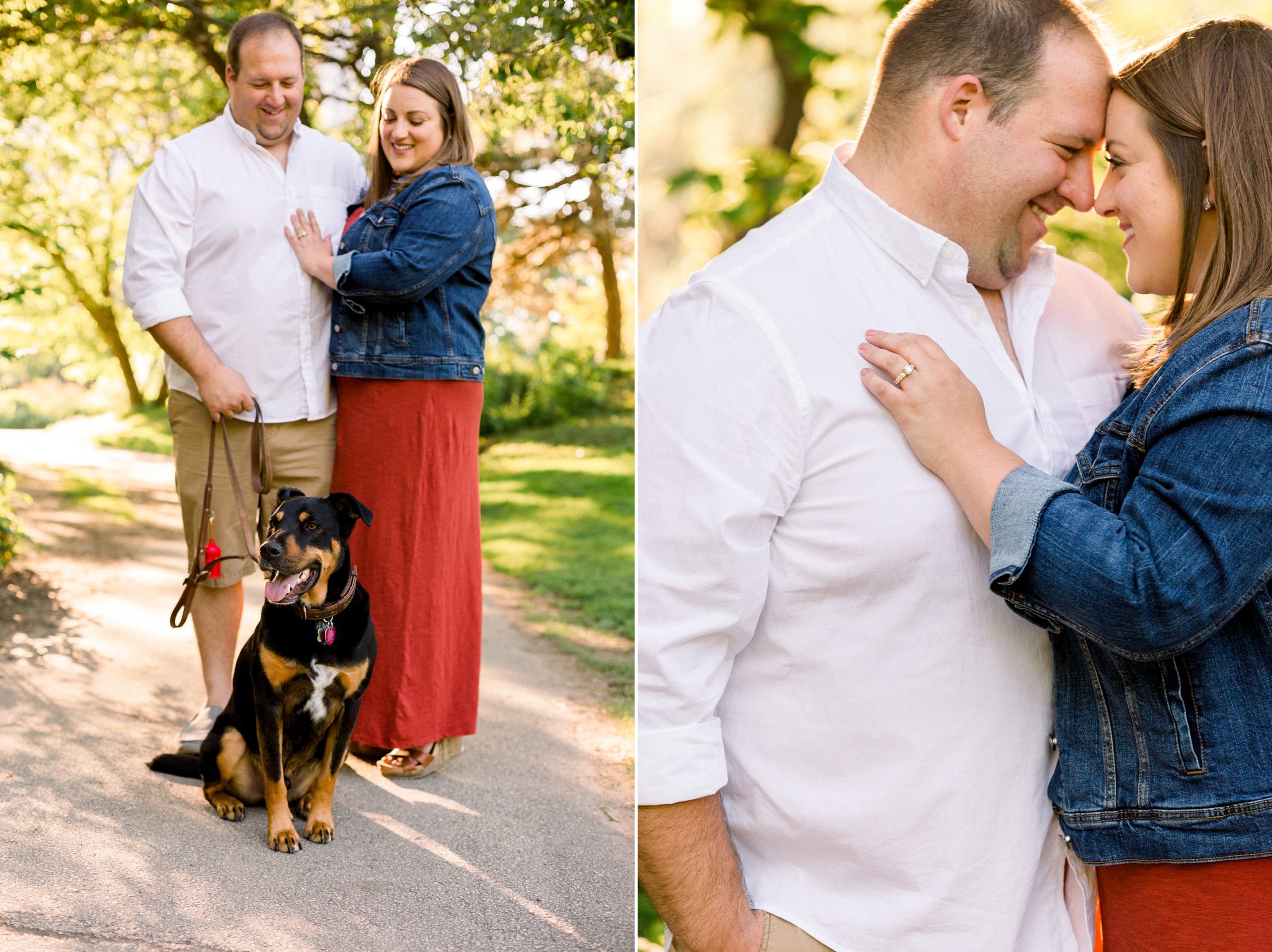 North Pond Engagement Session_0001.jpg Dog baby in Engagement Photos