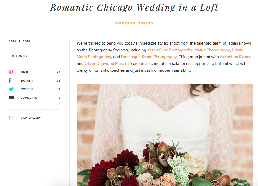 Nikole Marie Photography Published on Ruffled