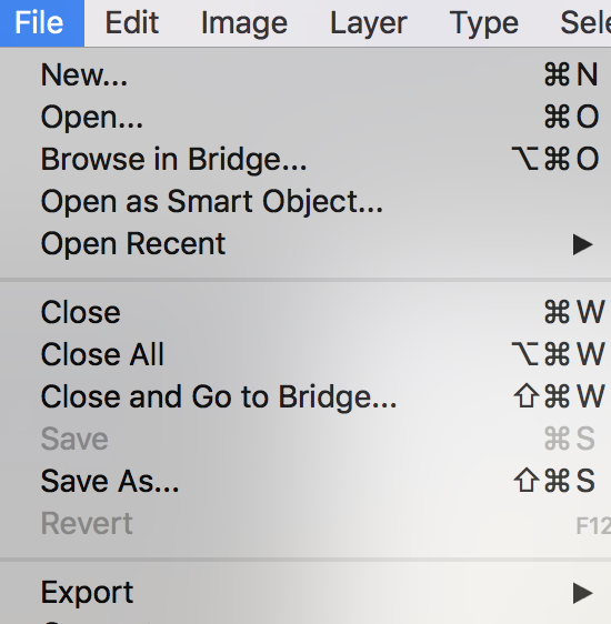 Saving Photos in Photoshop