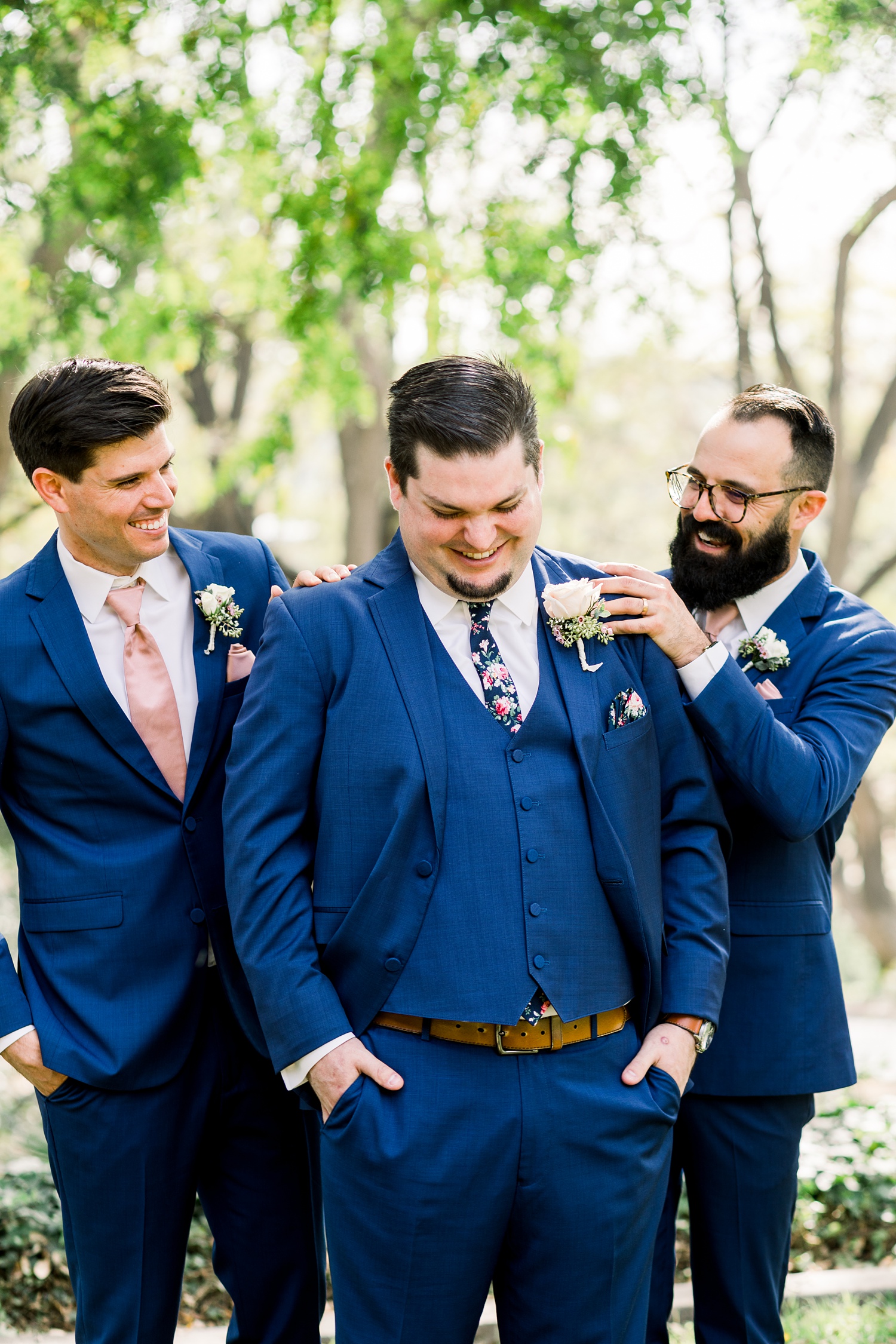 Groom with groomsmen