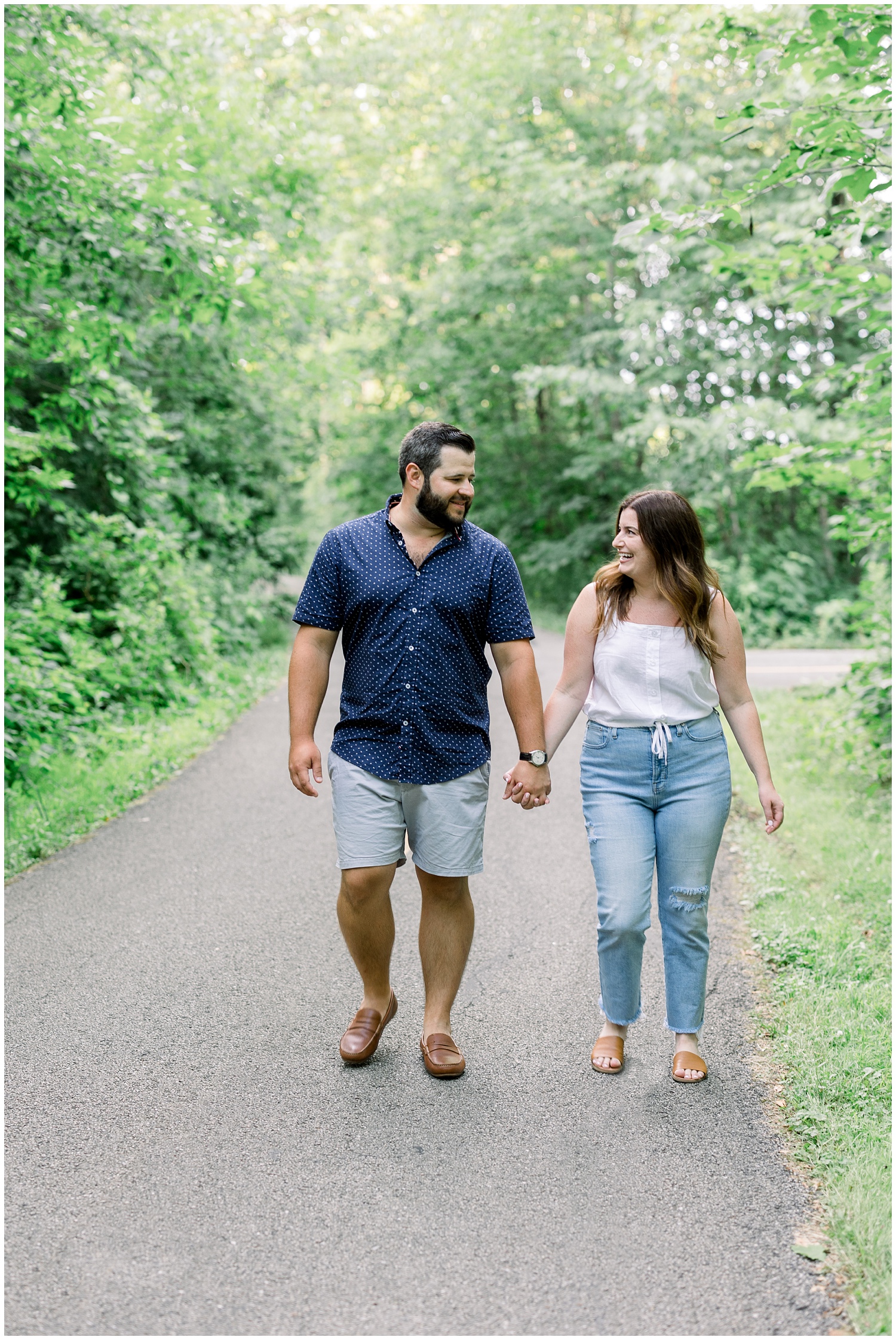 Summer Busse Woods Engagement Photos