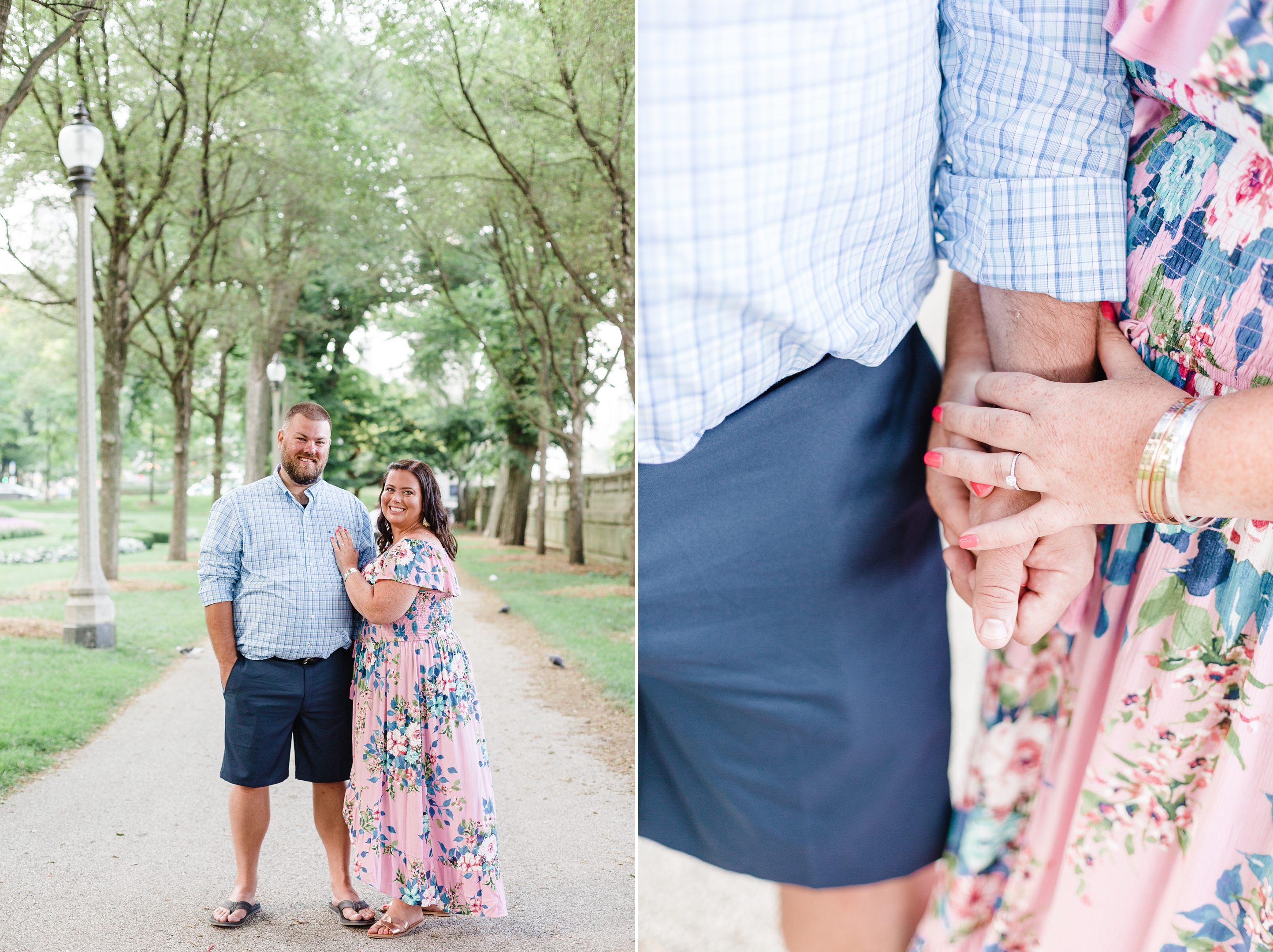 Summer Grant Park Engagement Photos_0002.jpg Downtown Engagement Photos