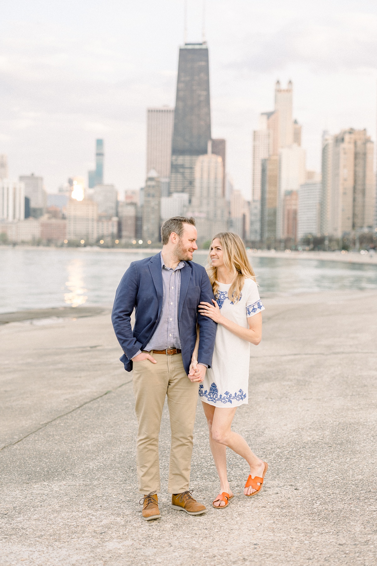 Sunset North Avenue Engagement Session