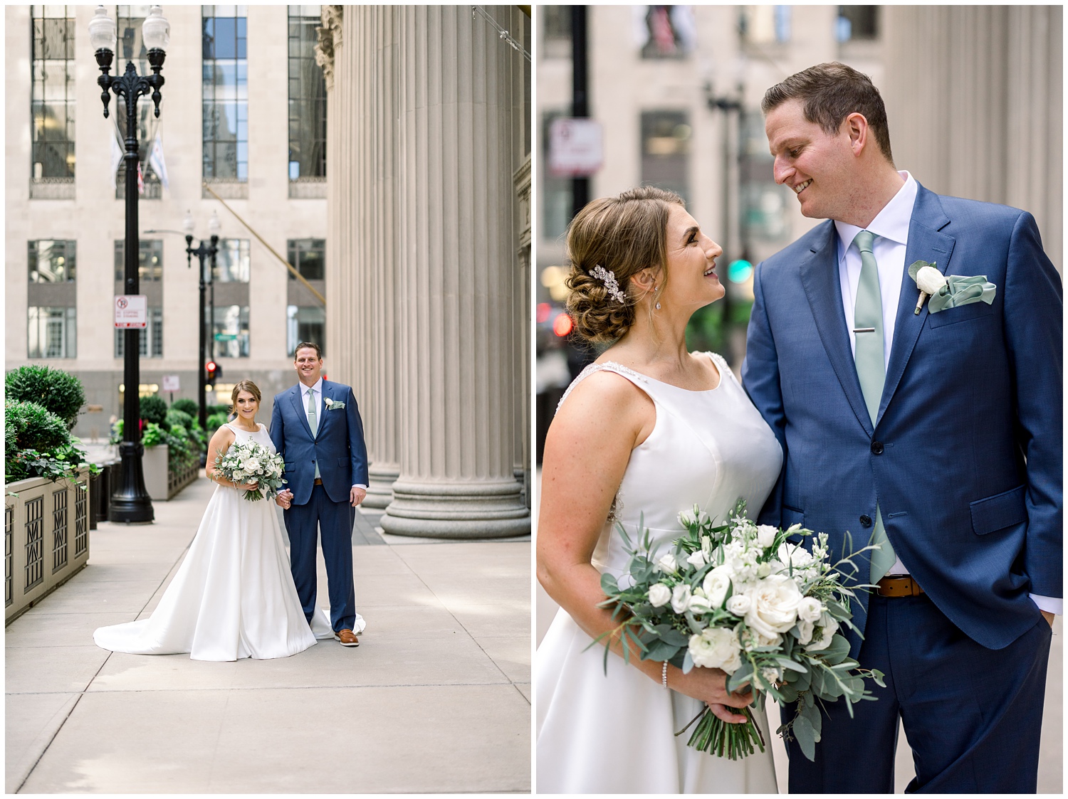 Chicago Board of Trade Wedding Photos